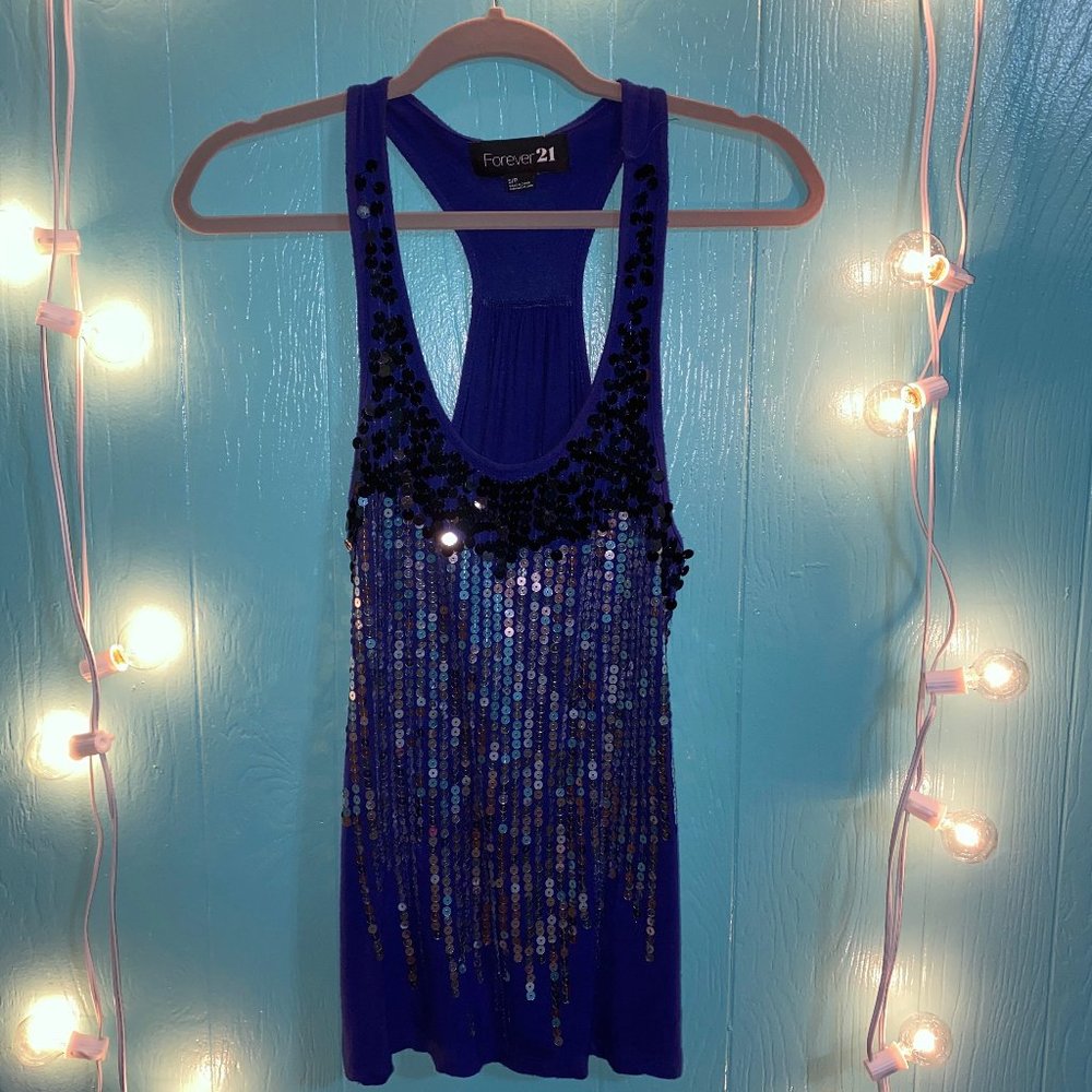 Royal Blue Forever 21 Tank